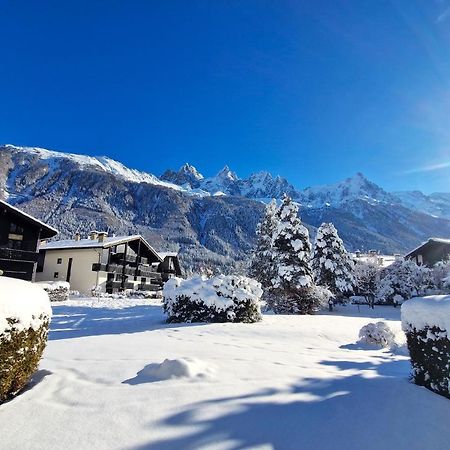 Chamonix Appartement Vue Mont Blanc Avec Jardin Buitenkant foto