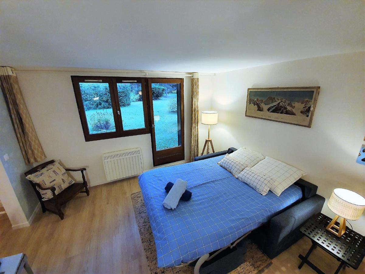 Chamonix Appartement Vue Mont Blanc Avec Jardin Buitenkant foto